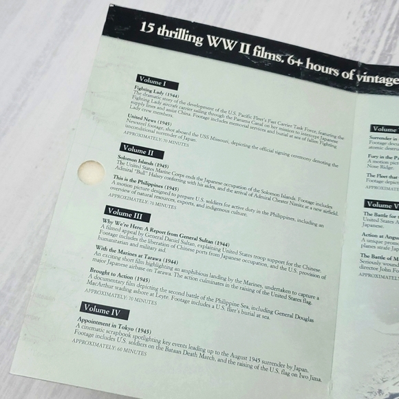 DVD- WWII: War in the Pacific 2008, 6-Disc Set - Picture 2 of 13